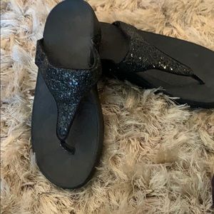 Glittery Fit Flops